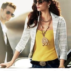 CAbi Static Tweed Blazer Style 505 Size 16